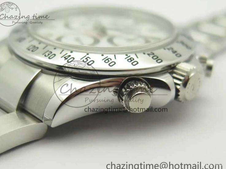 0412 Daytona 116520 ARF 1:1 Best Edition 904L SS Case and Bracelet White Dial A4130 Super Clone V Neat 3419